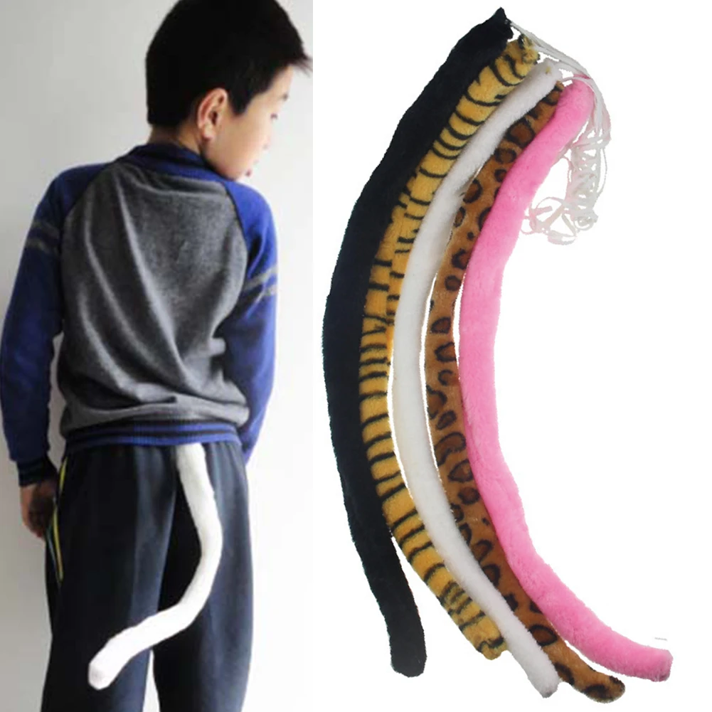 

New Cat Animal Tail Wire Inside Cosplay Props For Kids Adults Halloween Fancy Dress Cosplay Costume Accessories