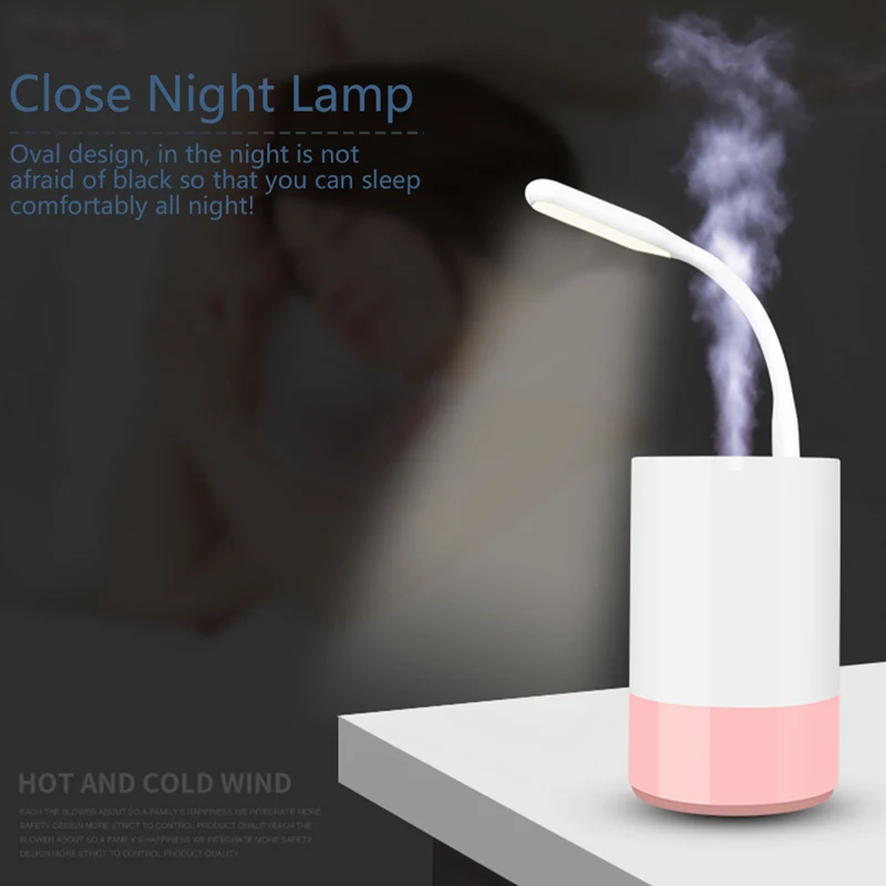 350 мл USB увлажнитель воздуха Fogger Mist Maker светодиодный ночник мягкий светильник