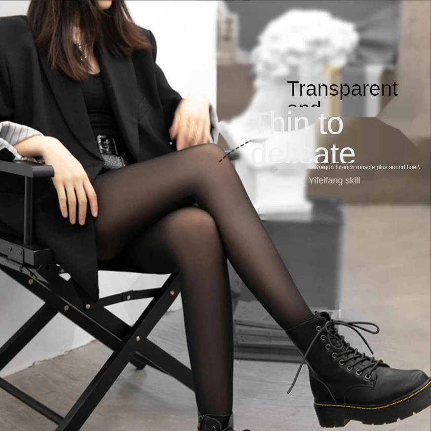 

Net Red and Black Silk Stockings Women JK Thin Anti Hook Silk Spring and Summer Thin Black Meat Color Light Leg Large Pantyhose