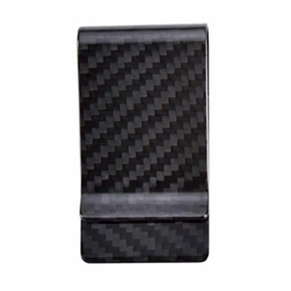 

HOT SALES 2021 Carbon Fiber Texture Wallet Purse Money Clipper Pocket Credit Card Cash Holder