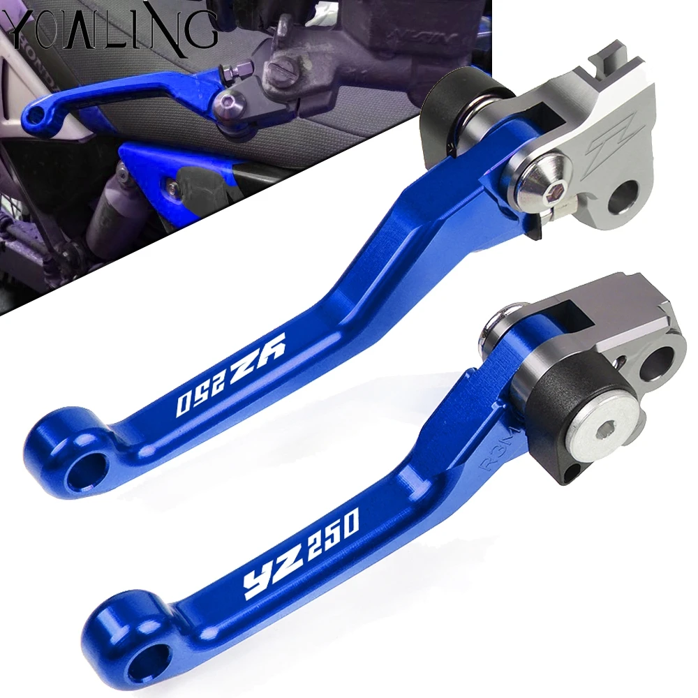 For YAMAHA YZ250 2001 2002 2003 2004 2005 2006 2007 Dirt Bike Motocross Motorbike CNC Aluminum Custom Folding Brake Clutch Lever