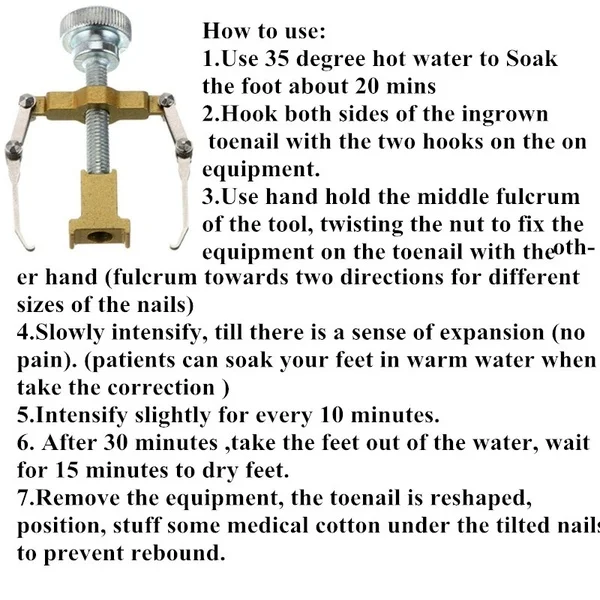 Инструмент для поднятия вросших пальцев ног | Красота и здоровье