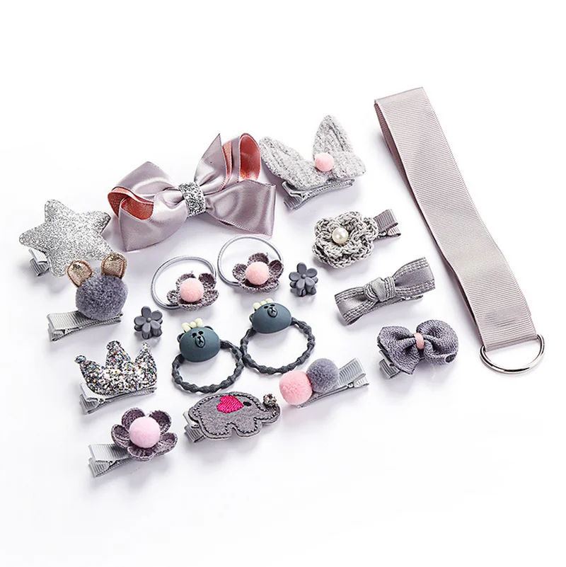 18 шт./комплект Детские эластичные повязки на голову для девочек | Детская одежда и