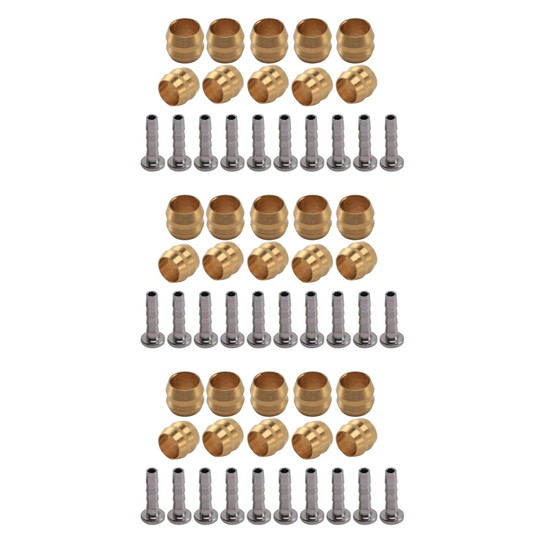 

30 Set Hydraulic Disc Brake Hose MTB Mountain Bike Bicycle Olive Connector Insert for Shimano BH90 Replacement Part