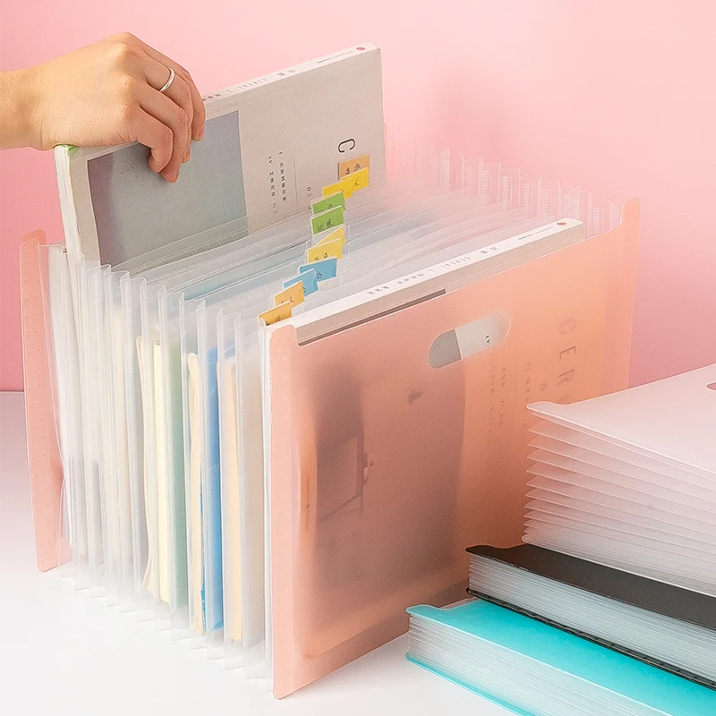 

Xiaomi Youpin 13 карманов расширяющийся держатель для файлов большой емкости органайзер для файлов документов A4 лоток для файлов портативные офис...