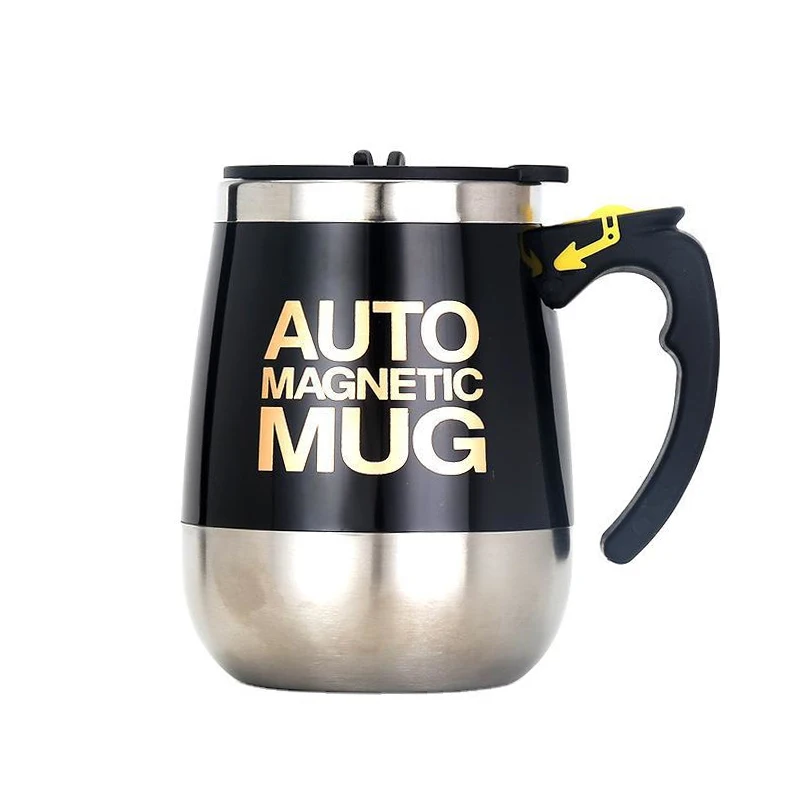 

500ml Automatic Self Stirring Mug Coffee Milk Mixing Mug Stainless Steel Thermal Cup Electric Magnetized Cup High Quality