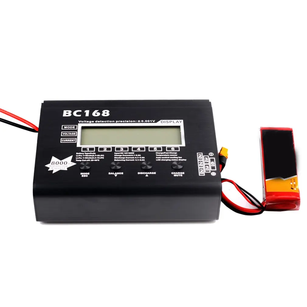 

BC168 8A High Speed Lithium Battery Balance Chargers LCD Intellective Balance Charger Super Speed LCD Discharger For Rc Toys
