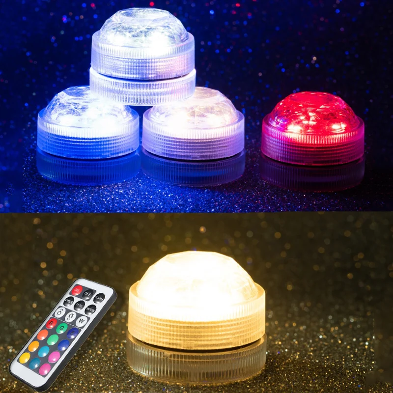 

Светодиодсветильник RGB-лампа на батарейках, с пультом ДУ