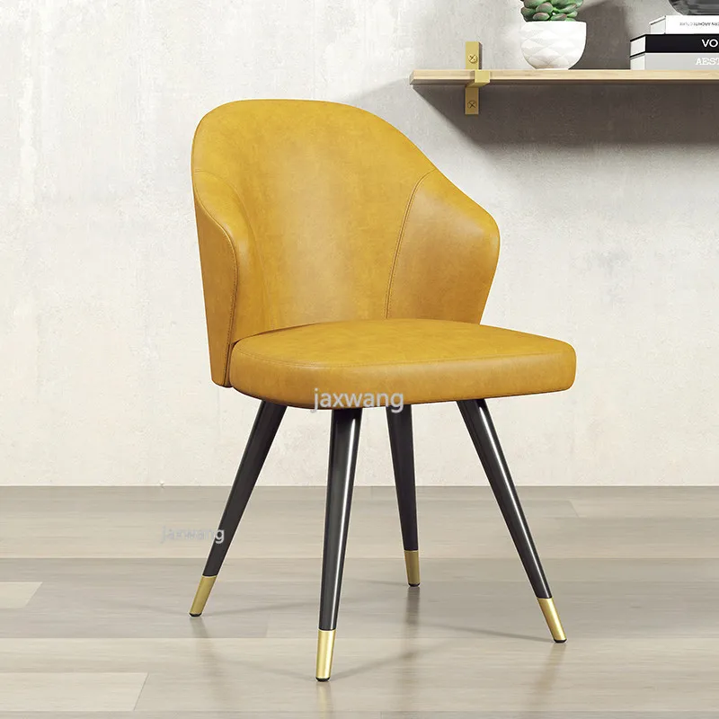 Скандинавский обеденный стул мягкое кресло для отдыха современное