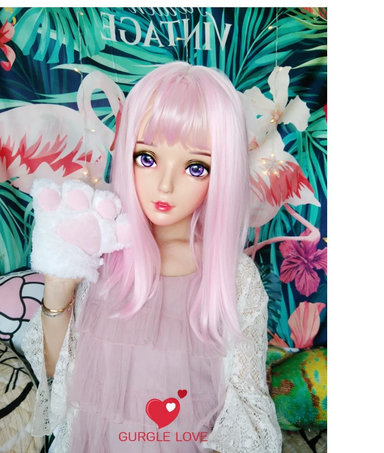 

(NEW-135) Female Male Mask Realistic Silicone Masks Halloween Party BJD Baby Doll Crossdress Japan Kigurumi Mask Anime Cosplay