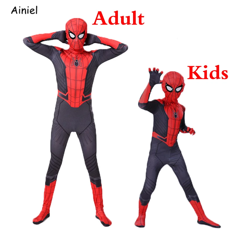 Костюм Питер Паркер маскарадный костюм Майлз Моралес Зентаи Паук супергерой