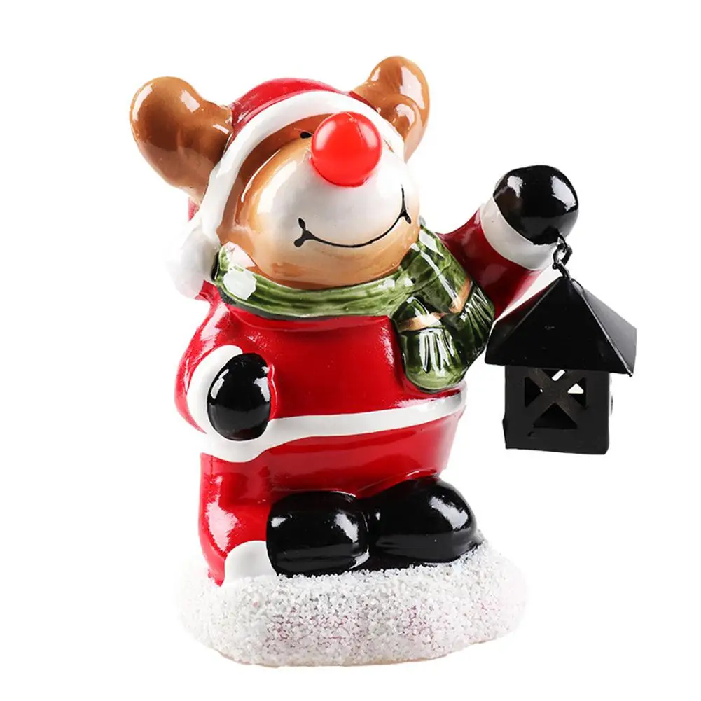 Рождественские украшения Светодиодный светящийся светильник Санта-Клаус для