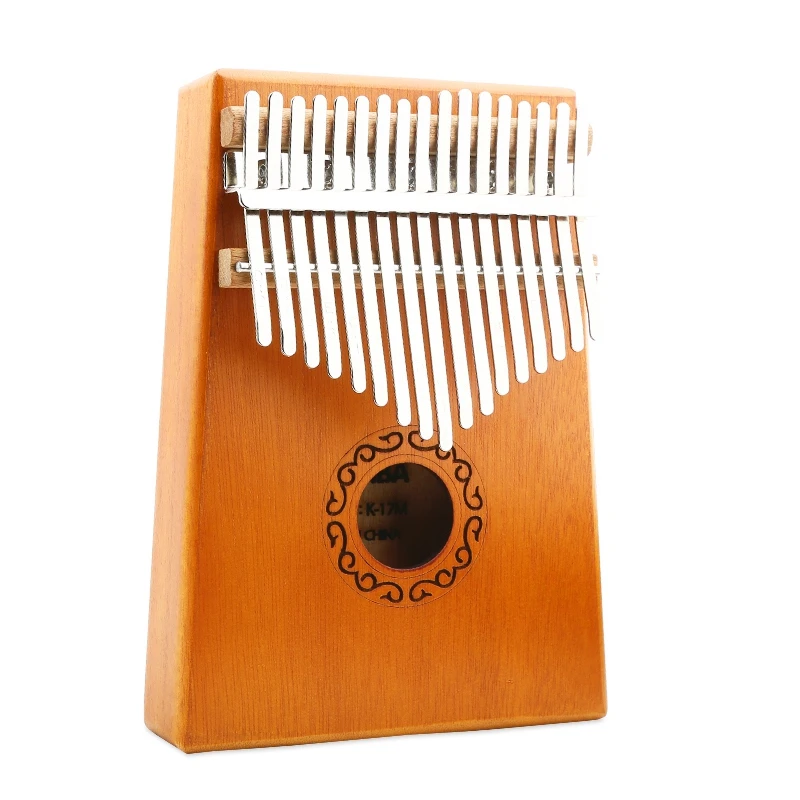 

Kalimba 17 Keys Piano High Quality Wood Mahogany Mbira Body Musical Instruments Kalimba Piano Creative Music Box