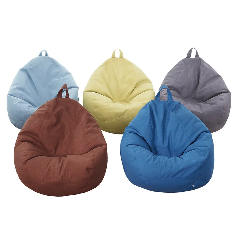 Удобные кресла без наполнителя для ленивых диванов льняная тканевая сумка