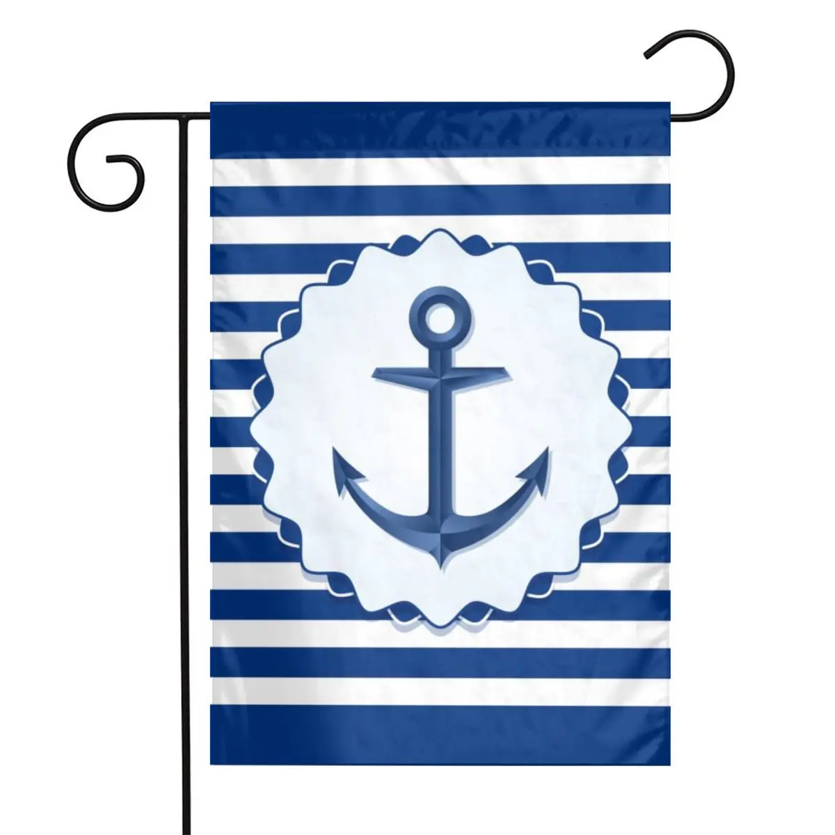 

Navy anchor mat Garden flags 30 X 45 cm double-sided flags, used for garden decoration and courtyard decoration
