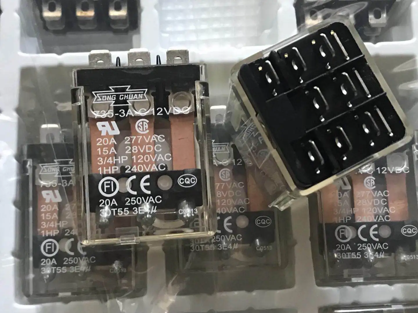 Реле высокой мощности 735 3C C 12VDC 24VDC 3A F T 20A 250VAC 11 контактов|Реле| |