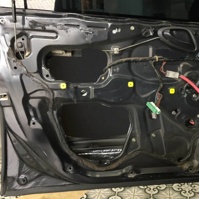 9pcs 10/8/6/3mm Car Sound Hot Deadener Mat Noise Proof Bonnet Insulation Deadening Engine Firewall Heat Foam Cotton Sticker - купить по