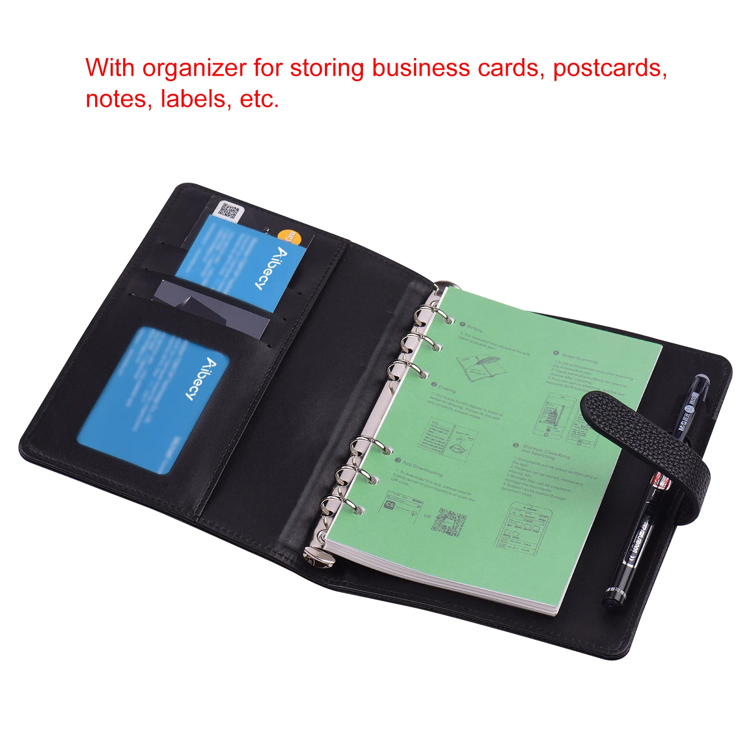 Стираемая многоразовая умная записная книжка в твердом переплете свободного