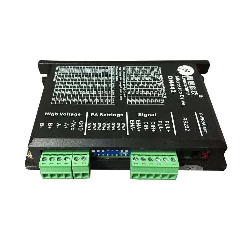 Leadshine Цифровой Драйвер шагового двигателя DM442 на базе DSP дизайн Nema17 к Nema 23 шаговый