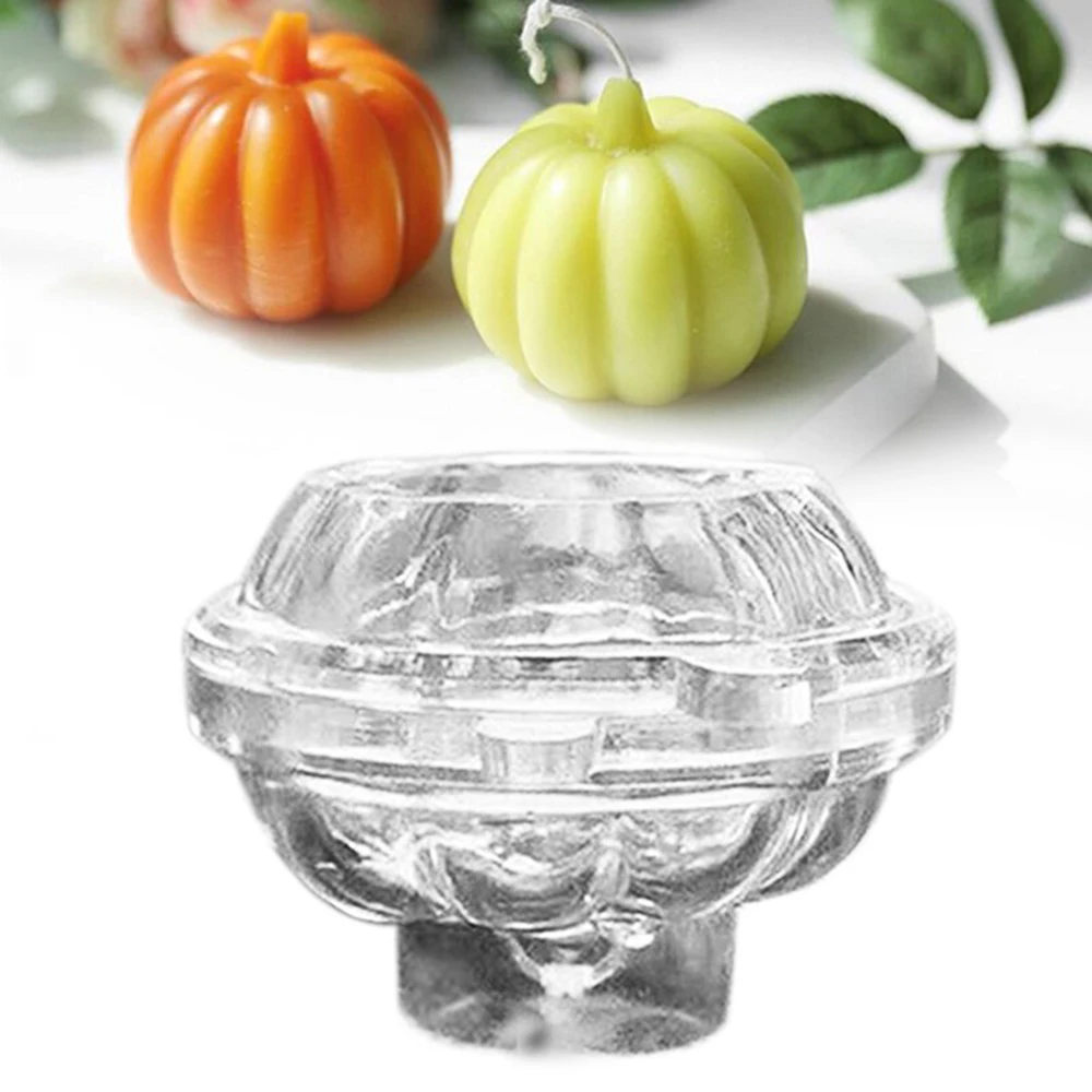 Пластиковая форма для мыла в форме тыквы 3D инструмент изготовления свечей модель