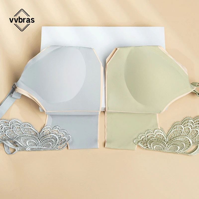 vvbras Plus Size Bra Large Size Seamless Women Bra Without Frame Ultra Butterfly Beauty Back Bra Big Size Lingerie Bralette 7XL