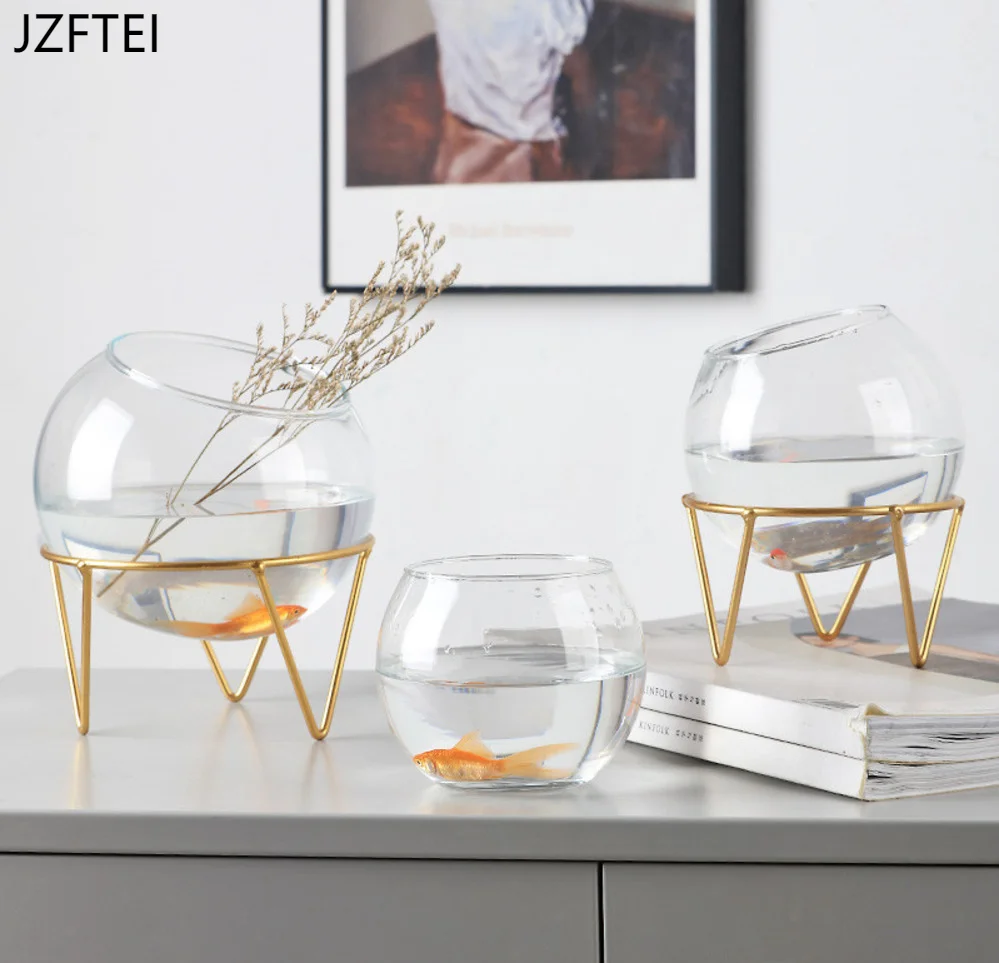 

Decoration accessories Modern house Flower vases for houses Transparent hydroponic glass vase Living room Terrarium decoration