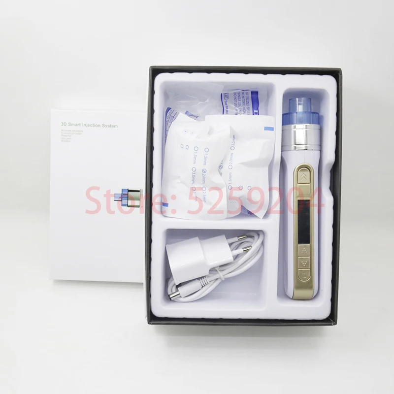 Ручной инжектор для мезотерапии портативный ручной воды 3D омоложения кожи