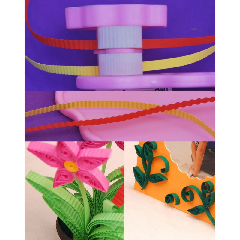 Пинцет Quilling иглы трафареты набор инструментов бумага для квиллинга инструмент пластиковая волна бумага прокатки обжима для вечерние приспособление для бумаги