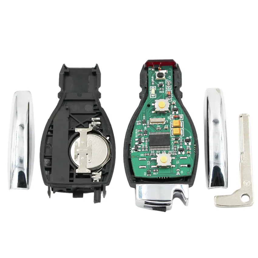 5 шт. * 3/2 + 1 Кнопка Smart Remote Key 2 кнопка с BGA Style NEC Chip 315/433MHZ для Benz A E S G CLK SLK ML Class 2000 |