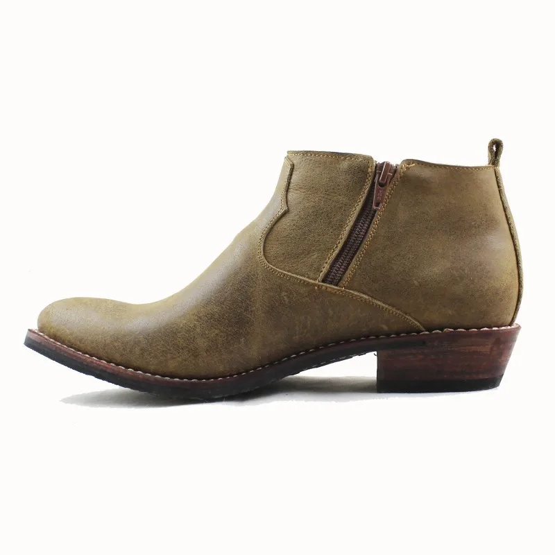 Роскошные ковбойские ботинки с острым носком в западном стиле мужские рабочие