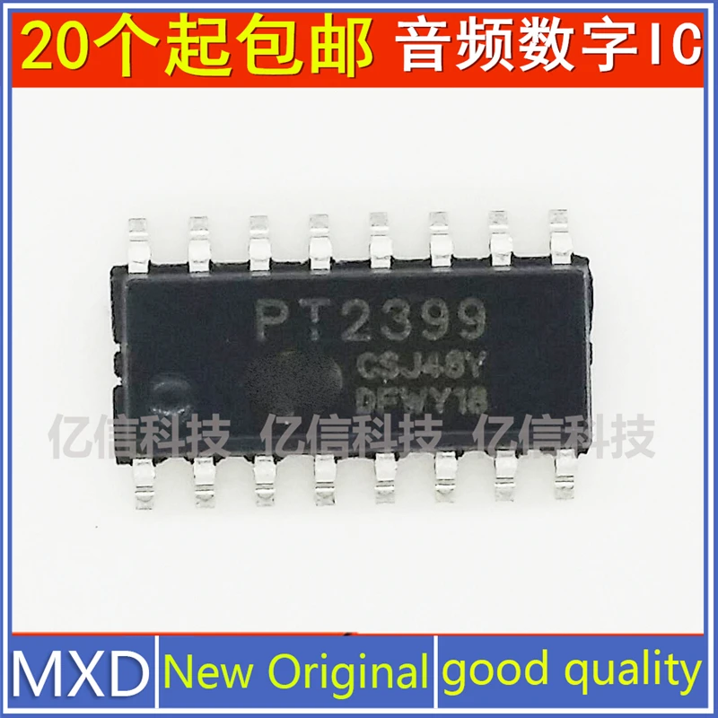 

10 шт./лот новая Оригинальная аутентичная обработка звука реверберации IC PT2399 CD2399 Patch SOP16 хорошее качество