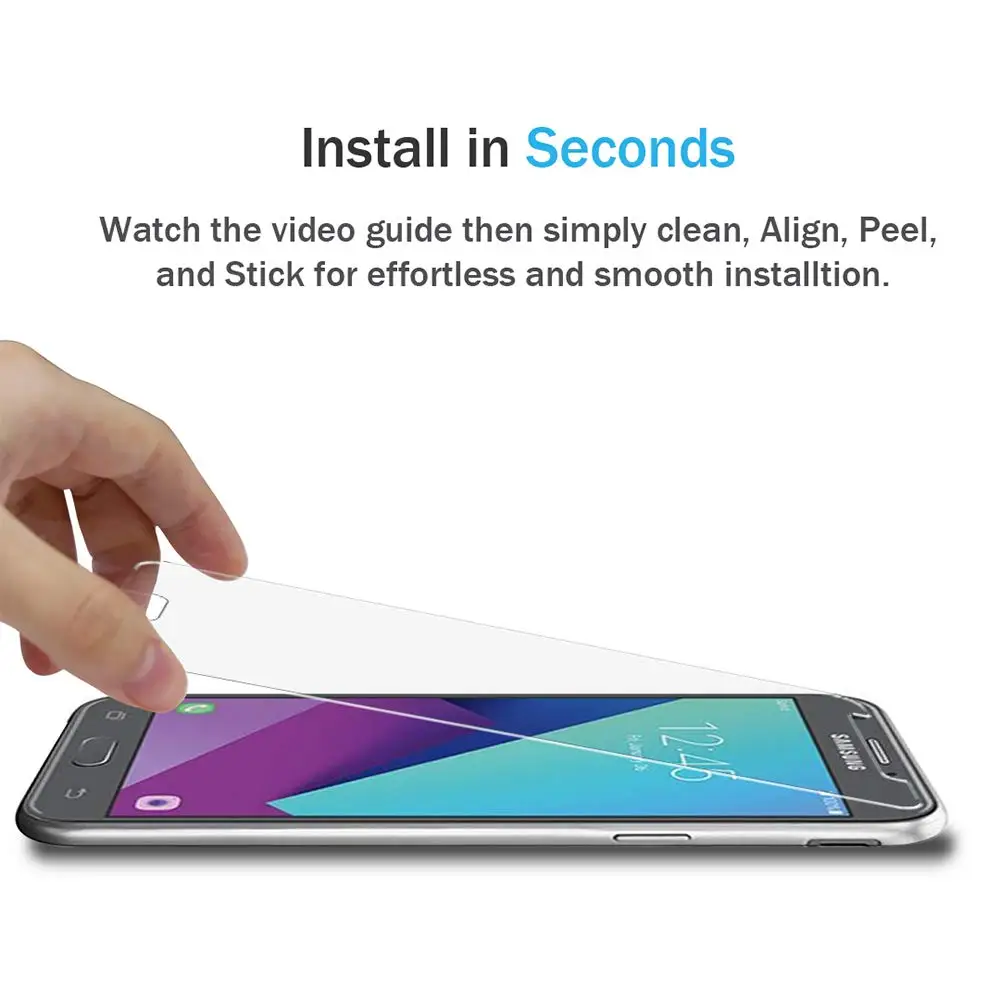 Чехол из закаленного стекла 9H для SAMSUNG Galaxy J2 Core J3 J5 J7 Prime защитная пленка экрана Max