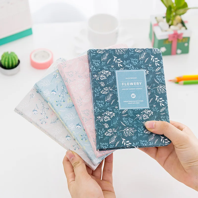 

Korean Kawaii Vintage Flower Schedule Yearly Diary Weekly Monthly Daily Planner Organizer Paper Notebook A6 Agendas