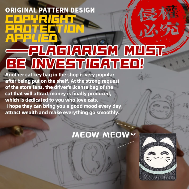 Genuine Leather Card Holder Bag Handmade Cowhide Card Wallet Drive License Slot Case Portable Storage Card Pack Money Bag