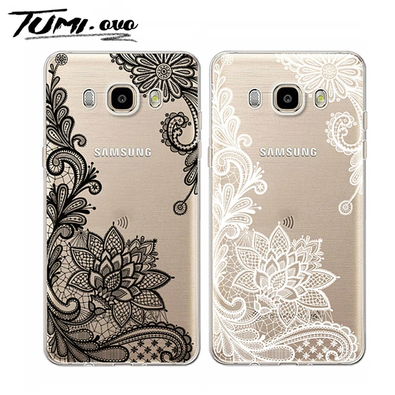 Цветочный кружевной винтажный цветочный Мягкий силиконовый чехол для телефона