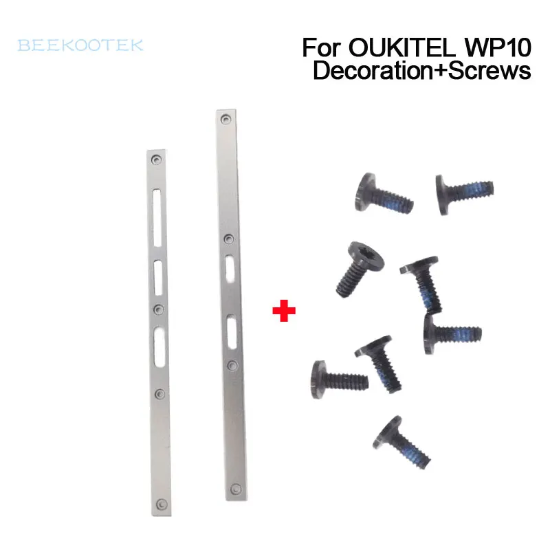 

New Original WP10 Left right Decoration Middle Sidebar Power Volume SOS PTT Button Screws Accessories For Oukitel WP10 Cellphone