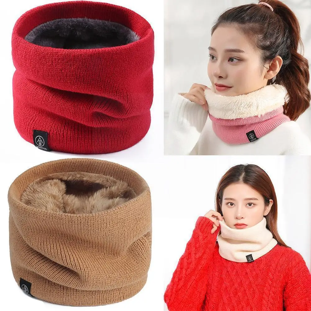 

New Fashion Winter Scarf Girls Boys Girls Knitted Scarf Thick Woolen Collar Scarf Shawl Warm Scarf Skiing