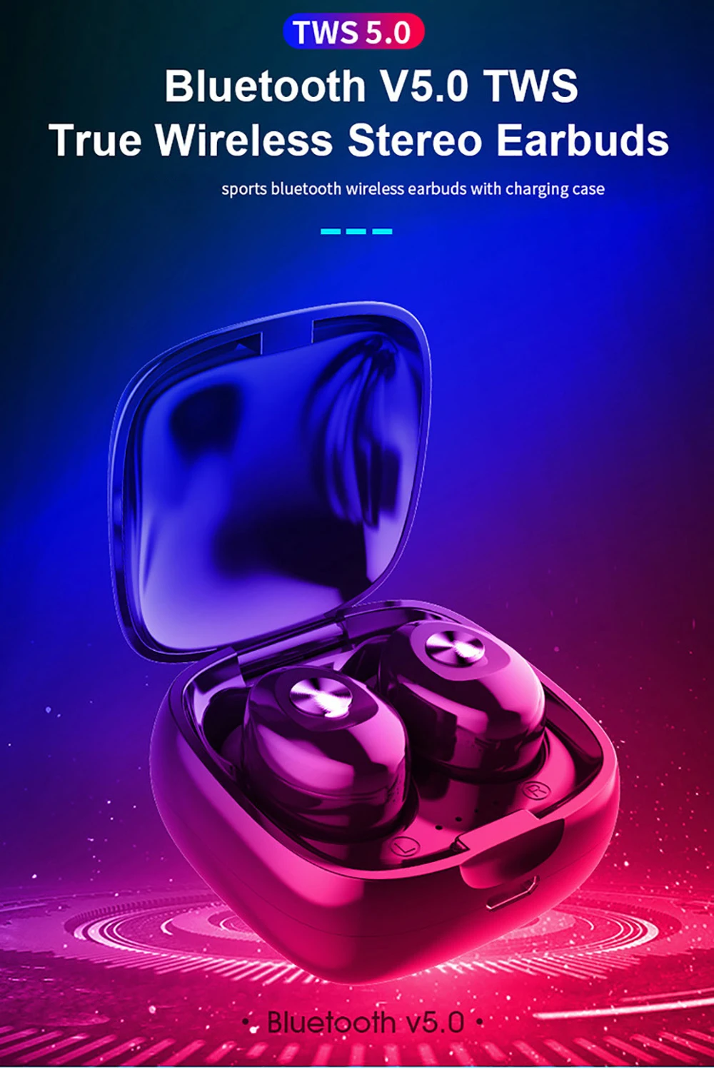 XG12 TWS стерео беспроводные наушники Bluetooth 5,0 наушники HIFI Звук спортивные наушники гарнитура игровая гарнитура с микрофоном для телефона