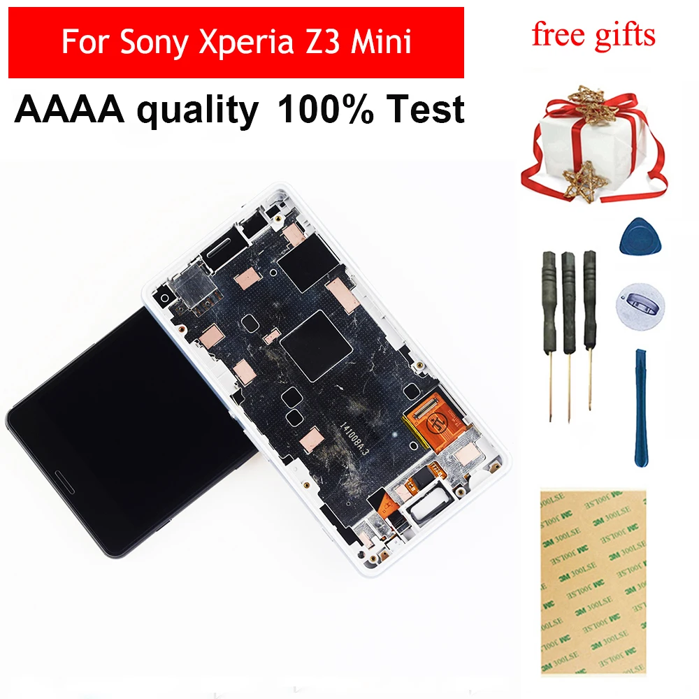 Для sony Xperia Z3 Mini lcd дисплей кодирующий преобразователь сенсорного экрана в сборе