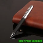 Классический дизайн, искусственная кожа, красивая фирменная ручка, ученическая ручка, купить 2, отправить подарок