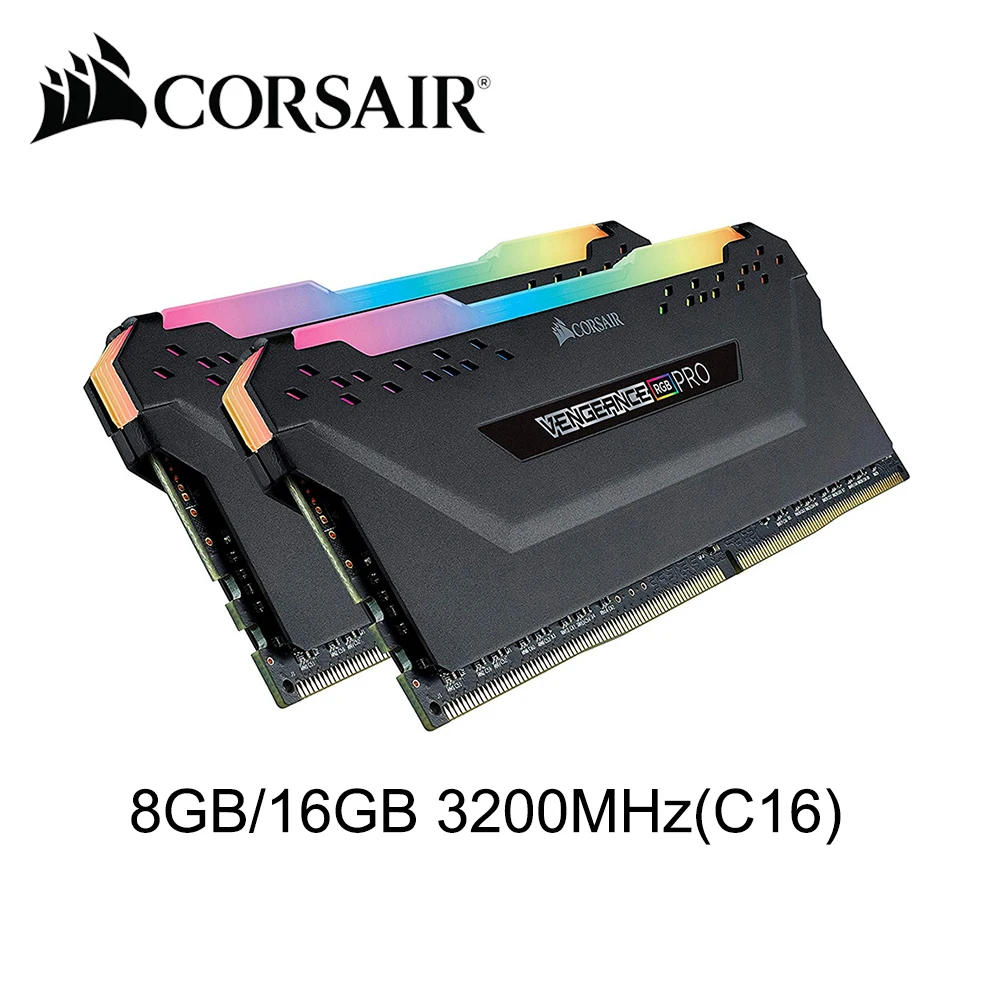 

Модуль ОЗУ DIMM для настольных ПК CORSAIR Vengeance DDR4 RGB PRO 8 Гб 16 Гб (8 Гб X 2) 32 Гб (16 Гб X 2 ) 3200 МГц C16