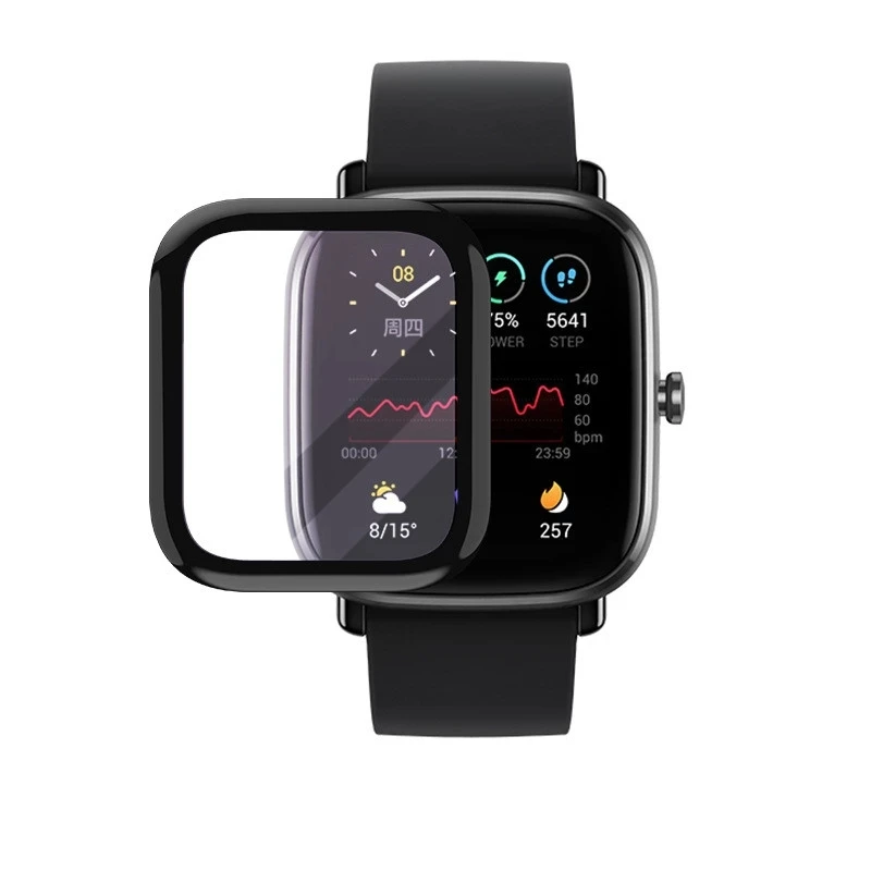 3D изогнутая Защитная пленка для часов Amazfit GTS 2 Mini мягкая защитная на весь экран