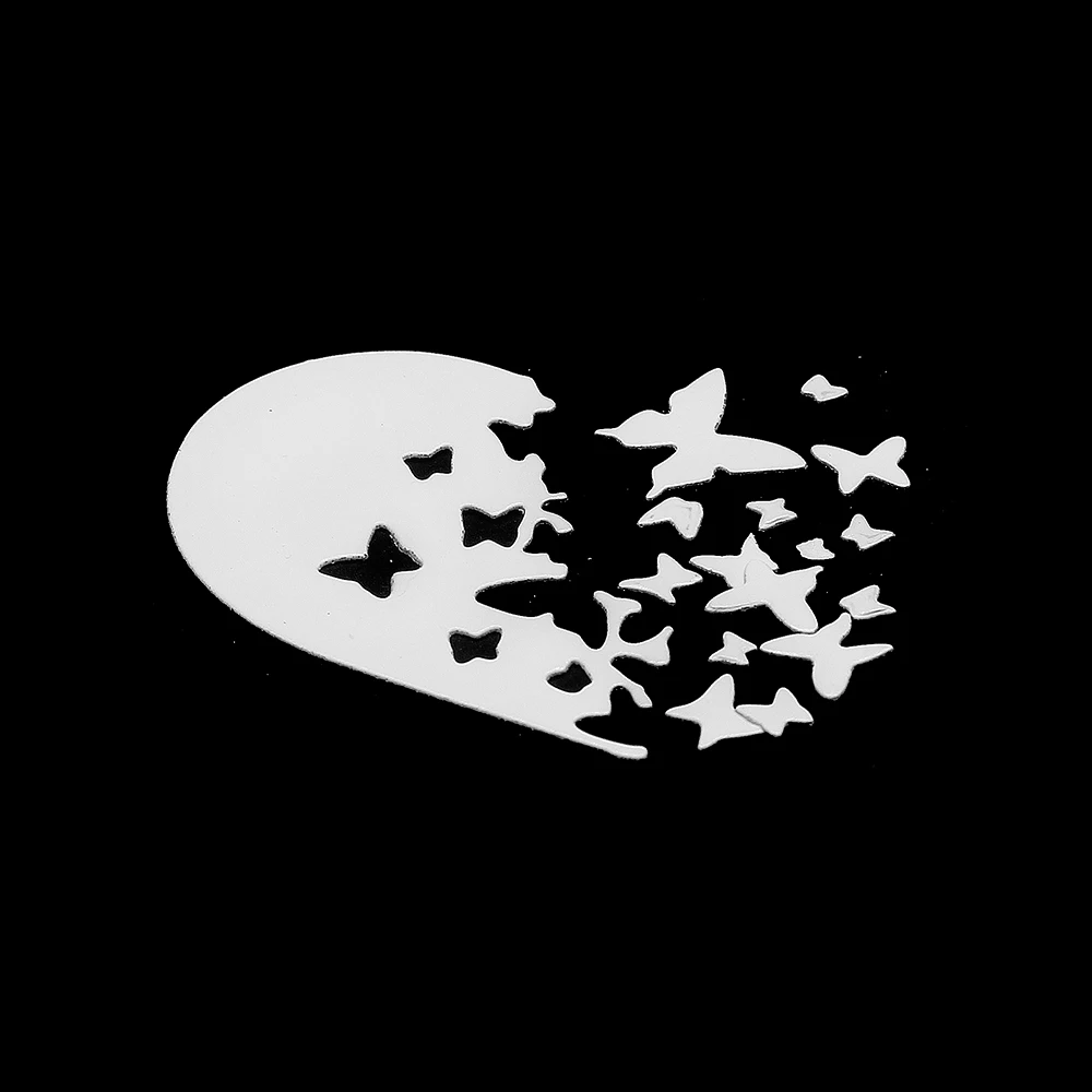 Металлические режущие штампы в форме сердца трафарет для скрапбукинга сделай