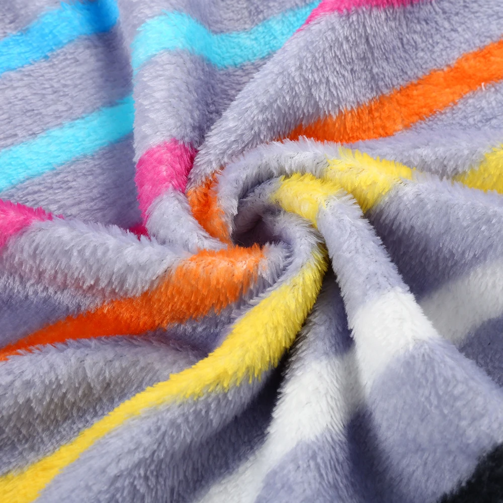 Коралловое Флисовое одеяло на кровать для дома взрослое красивое цветное теплый