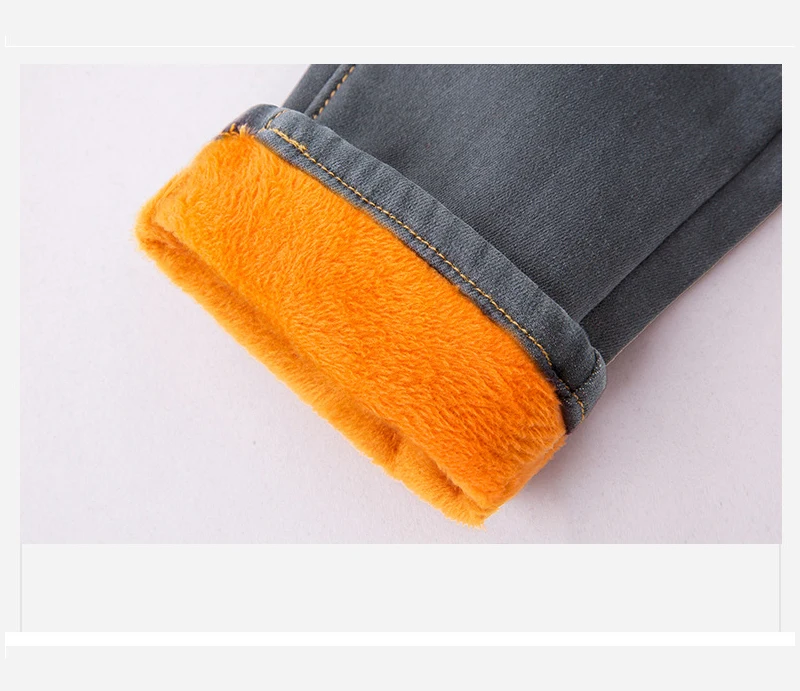 Зимняя высокая талия Мульти Кнопка, женское стрейчевое большого размера, джинсы для мамы, Джинсы бойфренда для женщин, теплые облегающие джинсы для женщин