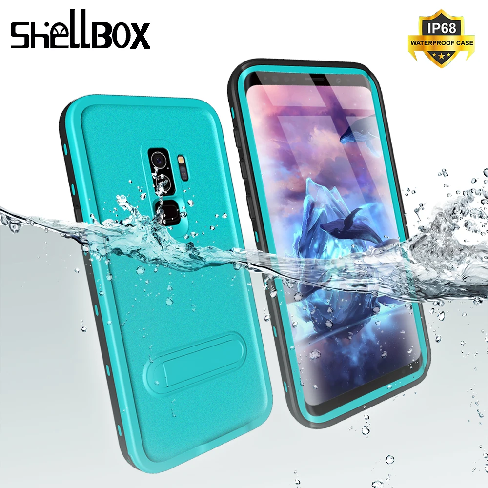 Оригинальный водонепроницаемый чехол SHELLBOX для Samsung S9 Plus открытый летний