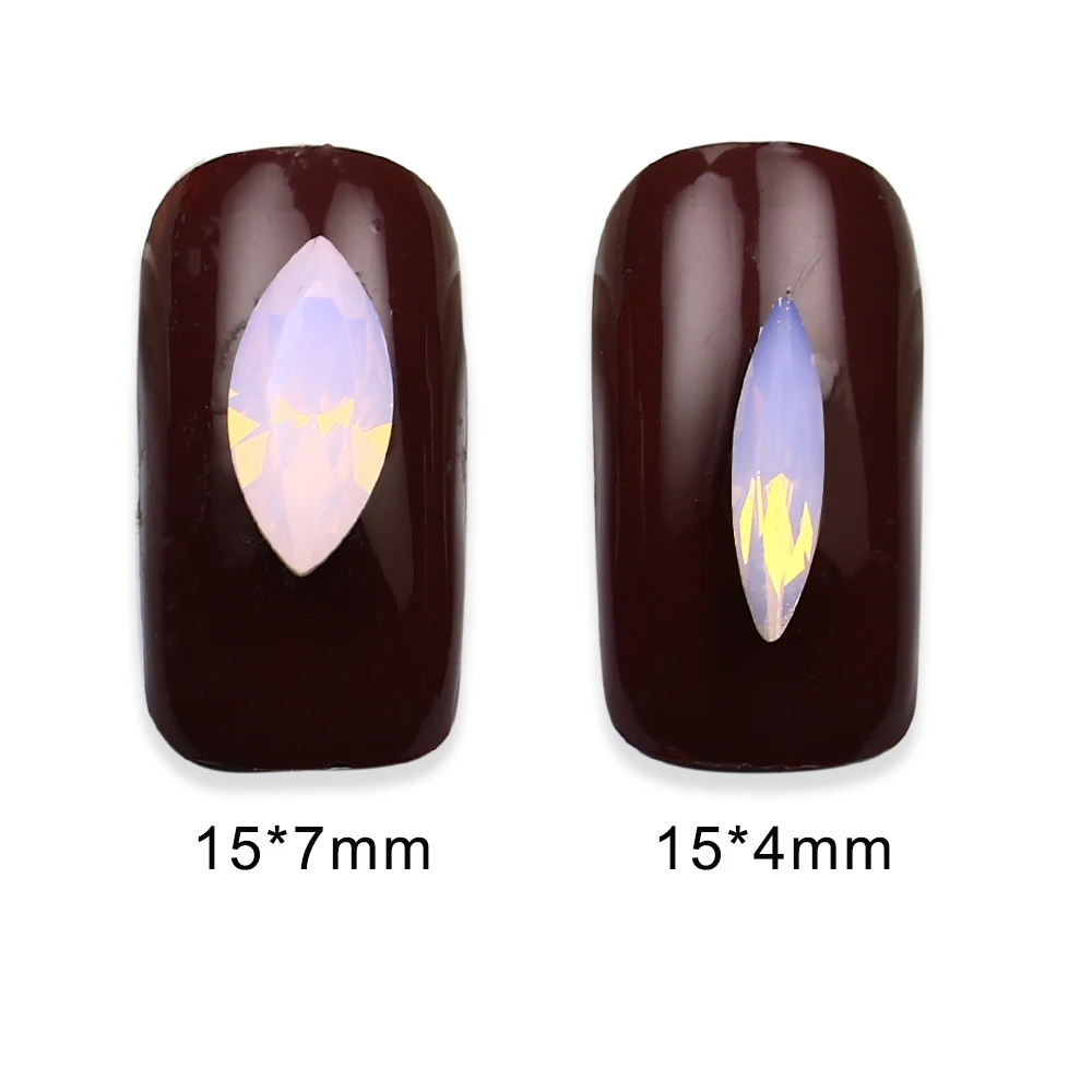 Розовый опал Stras стразы кристаллическое украшение конский глаз Pointback диамантами