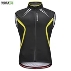 Мужской велосипедный жилет WOSAWE, ветрозащитная майка без рукавов, рубашки для горных велосипедов, гоночный Топ, жилет, велосипедный жилет с задними карманами