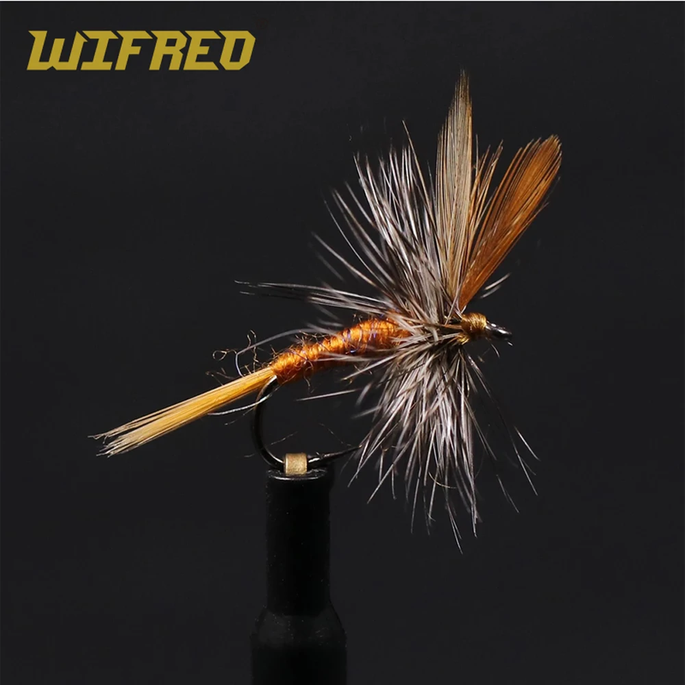 Wifreo 10 шт. Adams Fly #14 Парашютная искусственная приманка для сухой ловли форели
