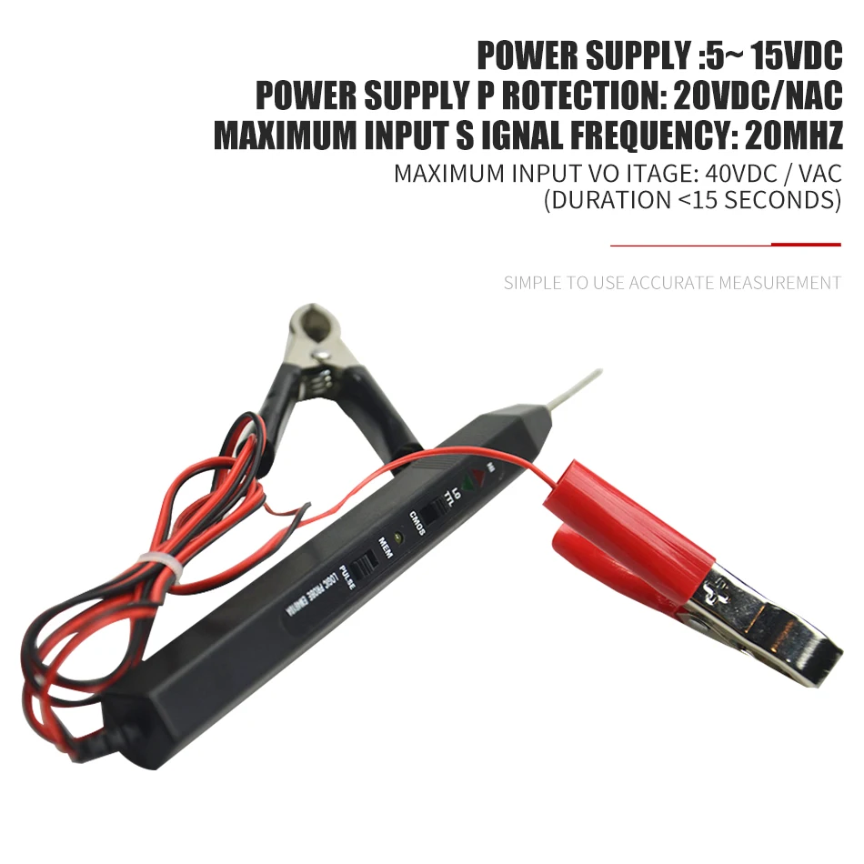 

High Quality Sensitivity Vehicle Automotive Malfunction Detector Equipment Car Logic Stick Repairing Tools With Probe